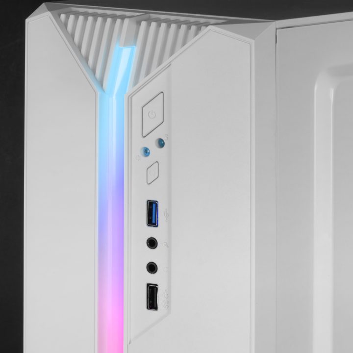Mars Gaming MC-S1, Compact Micro-ATX Gaming PC Case, 12-Mode ARGB…