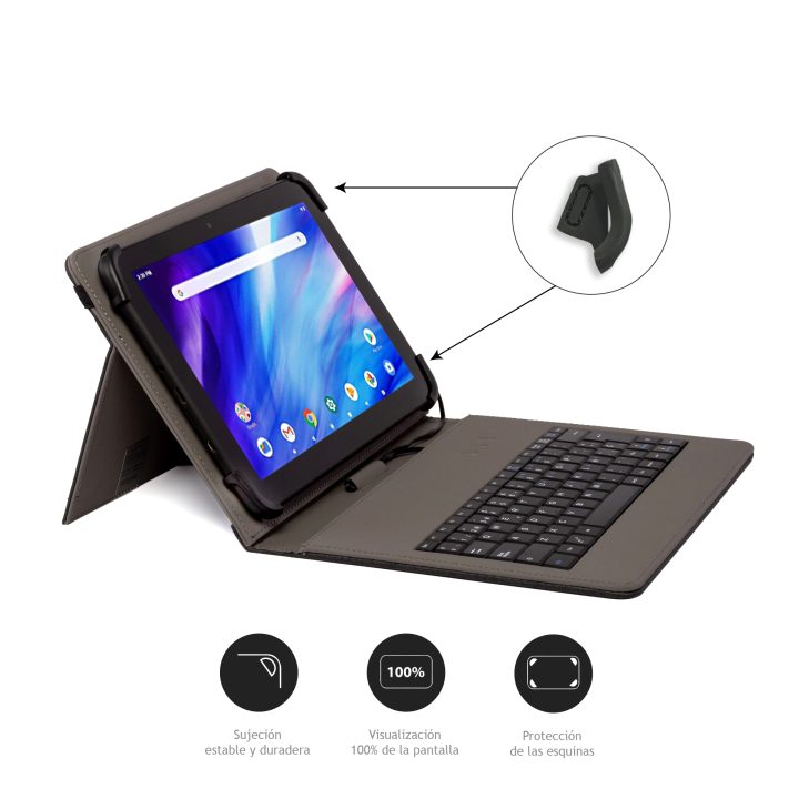 Nilox FUNDA TECLADO USB DE 9,7" A 10.5" AZUL