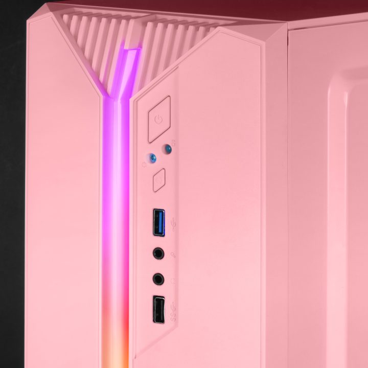 Mars Gaming MC-S1, Compact Micro-ATX Gaming PC Case, 12-Mode ARGB…