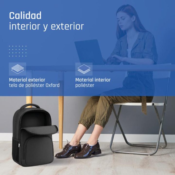 iggual Everyday Use Laptop Backpack 15.6-17 Gray