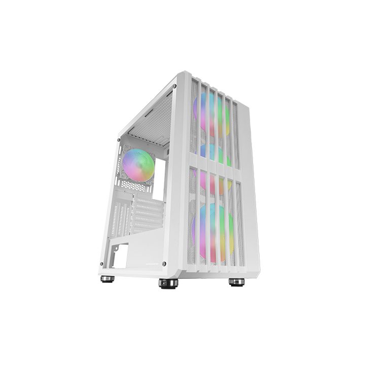Mars Gaming MC-VAULT, Caja Gaming ATX, 4x Ventiladores ARGB 120mm…