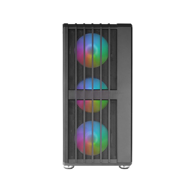 Mars Gaming MC-VAULT, Caja Gaming ATX, 4x Ventiladores ARGB 120mm…