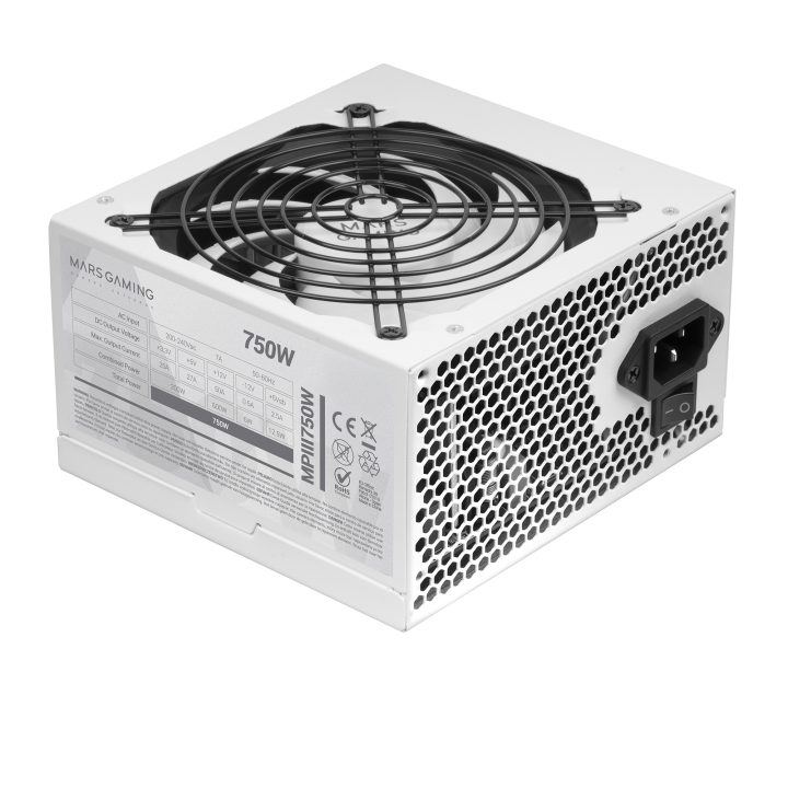 Mars Gaming MPIII750, PC ATX Power Supply 750W, 5-Year Warranty, 85%…