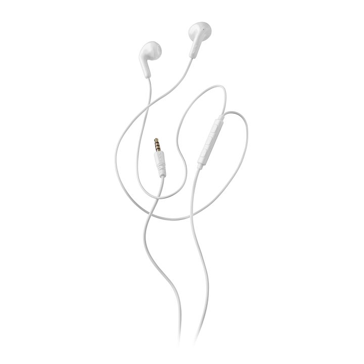 NGS CROSS FLIP Wired In-Ear Headphones Calls/Music White