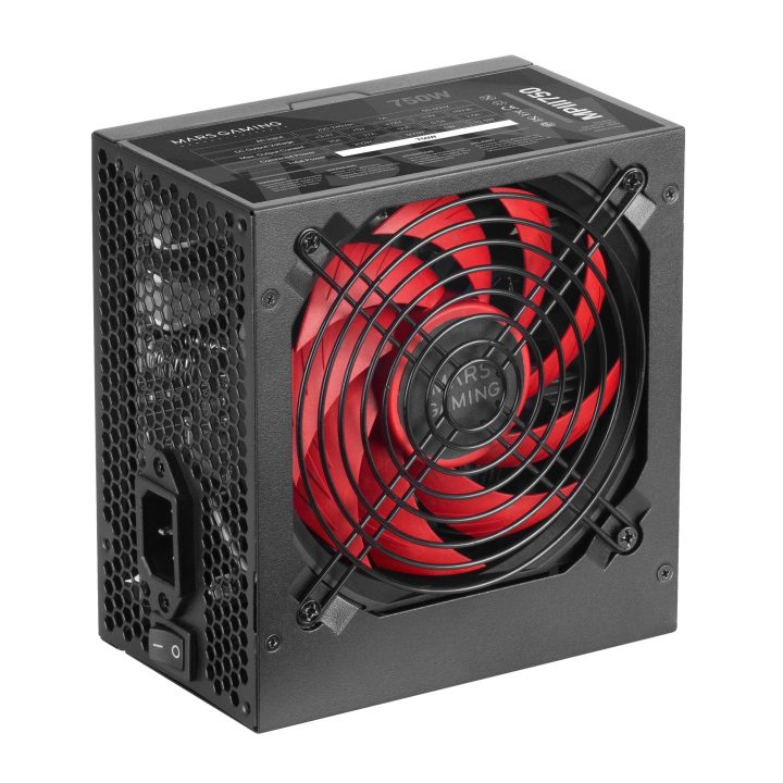 Mars Gaming MPIII750, Fonte de Alimentação PC ATX 750W, 5 Anos de…