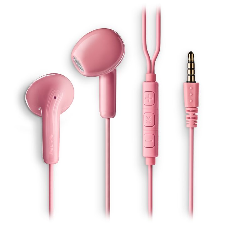 NGS CROSS FLIP Wired In-Ear Headphones Calls/Music White