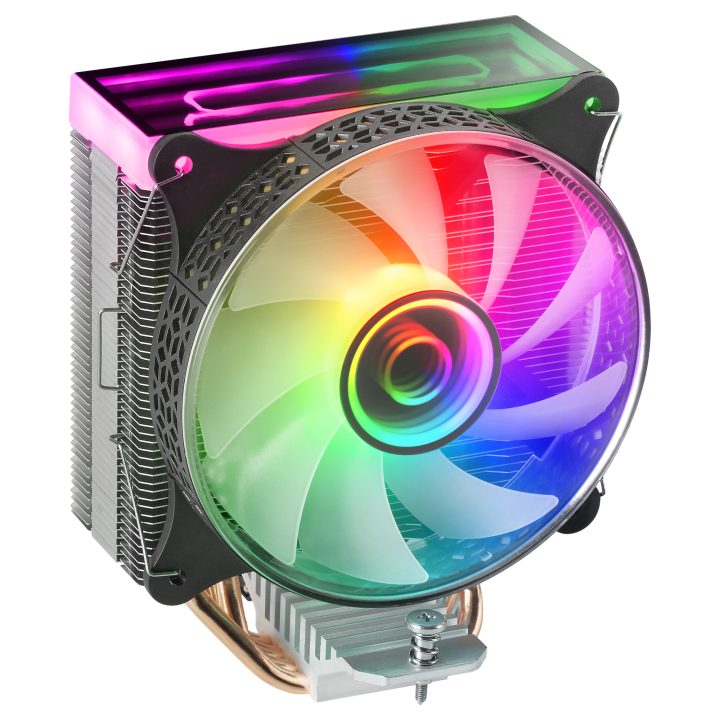 Mars Gaming MCPU-VR Black, CPU Cooler, Double Infinite Mirror ARGB, 4…
