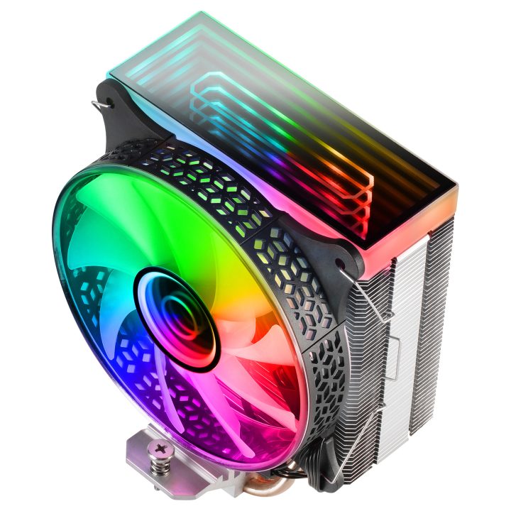 Mars Gaming MCPU-VR Black, CPU Cooler, Double Infinite Mirror ARGB, 4…