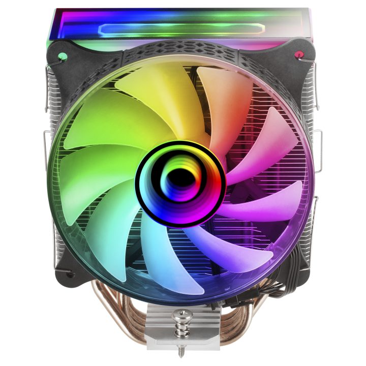 Mars Gaming MCPU-VR Black, CPU Cooler, Double Infinite Mirror ARGB, 4…