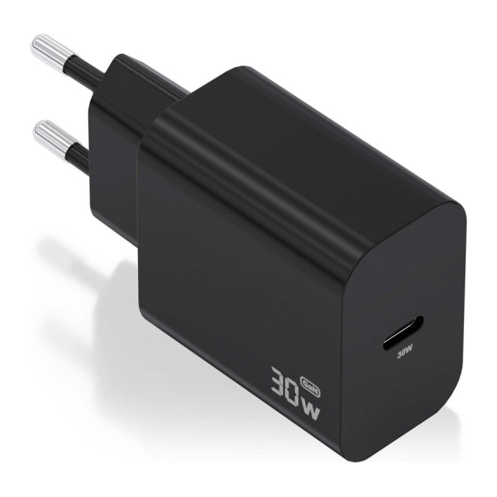 AISENS GaN Charger 30W, 1xUSB-C PD3.0, White