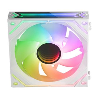 Mars Gaming MF-LINKFINITY White, Modular PWM 120mm Fan, LINKFINITY…