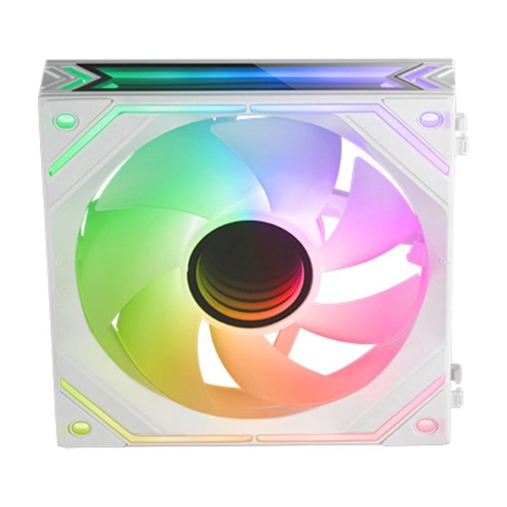 Mars Gaming MF-LINKFINITY Blanco, Ventilador Modular PWM 120mm…