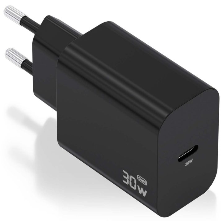 AISENS Carregador GaN 30W, 1xUSB-C PD3.0, Branco