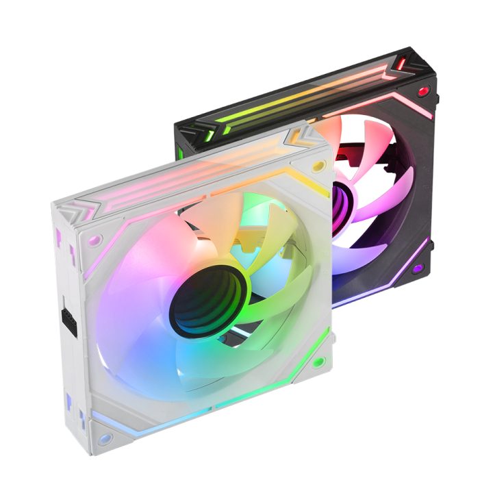 Mars Gaming MF-LINKFINITY Blanco, Ventilador Modular PWM 120mm…