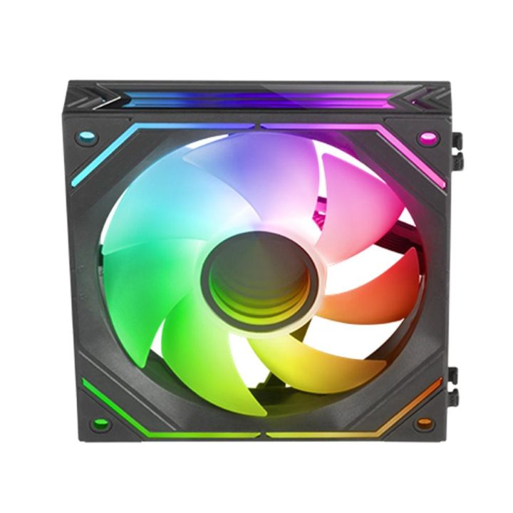Mars Gaming MF-LINKFINITY White, Modular PWM 120mm Fan, LINKFINITY…