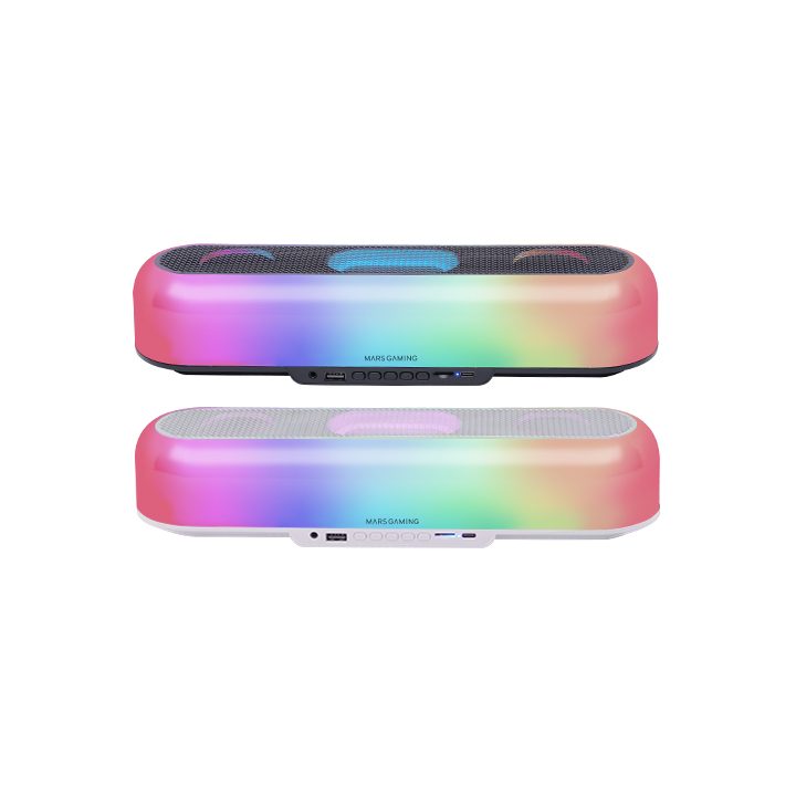Mars Gaming MSB-ORB, Portable Speaker + 20W Soundbar, 360º Orbilight…