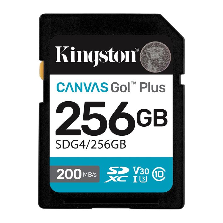 Kingston Technology Canvas Go! Plus 256GB SDXC Canvas Go Plus Gen4…