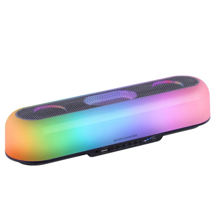 Mars Gaming MSB-ORB, Altavoz Portátil + Barra de Sonido 20W…
