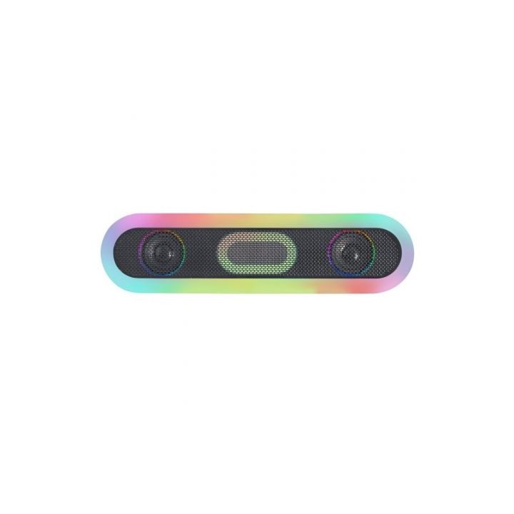 Mars Gaming MSB-ORB, Portable Speaker + 20W Soundbar, 360º Orbilight…