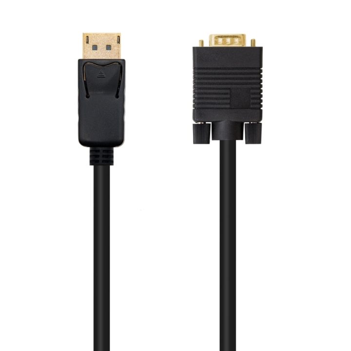 Nanocable Cable conversor DISPLAYPORT a VGA, DP/M - VGA/M, Negro, 2.0…