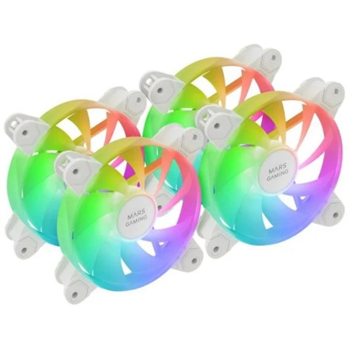 Mars Gaming MF-4A Ventilador de caixa de computador 12 cm Branco 4…