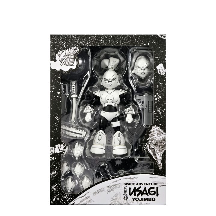 Neca Figura Space Usagi Yojimbo preto versão Black & White, escala…