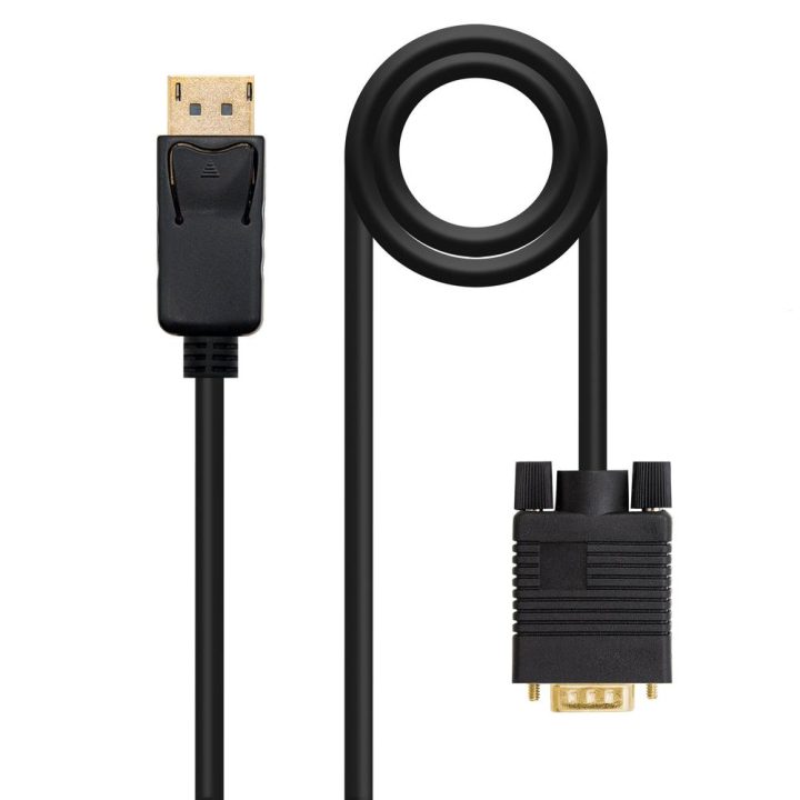 Nanocable Cable conversor DISPLAYPORT a VGA, DP/M - VGA/M, Negro, 2.0…
