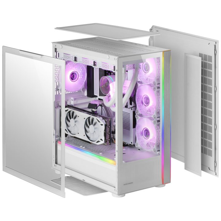 Mars Gaming MC-ULT, Caja Gaming Custom XXL E-ATX, Doble Cristal…