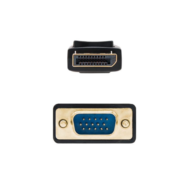 Nanocable Cable conversor DISPLAYPORT a VGA, DP/M - VGA/M, Negro, 2.0…