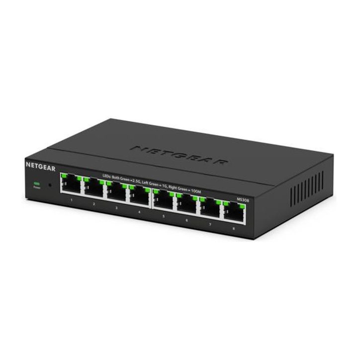 NETGEAR MS308E Não gerido 2.5G Ethernet (100/1000/2500) Preto