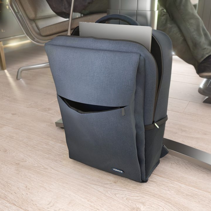 AISENS Mochila para portátil 17, Azul