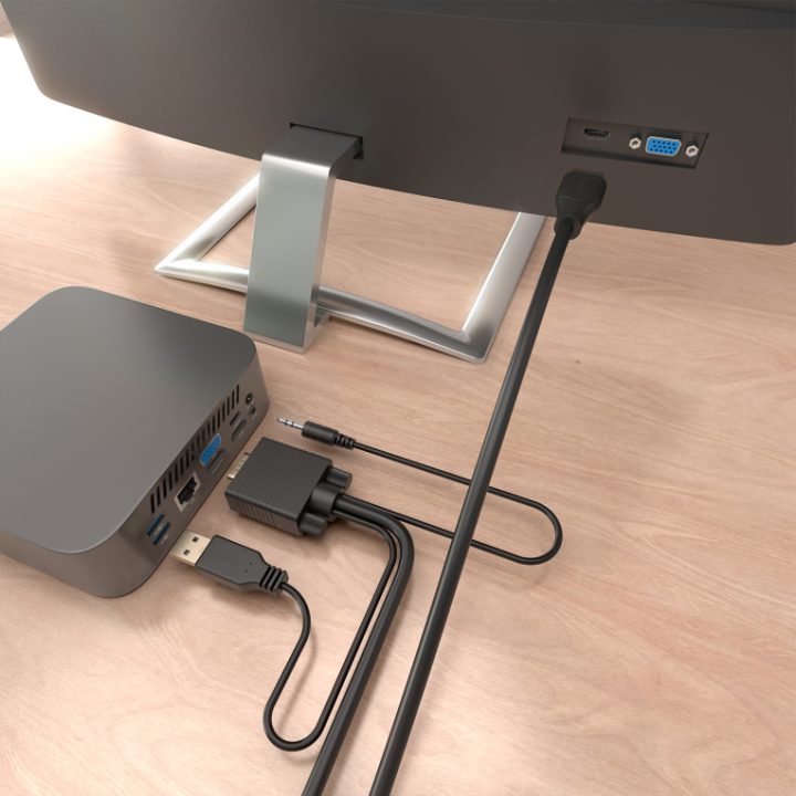 AISENS Cable Conversor SVGA+Audio a HDMI, SVGA/M+Jack…