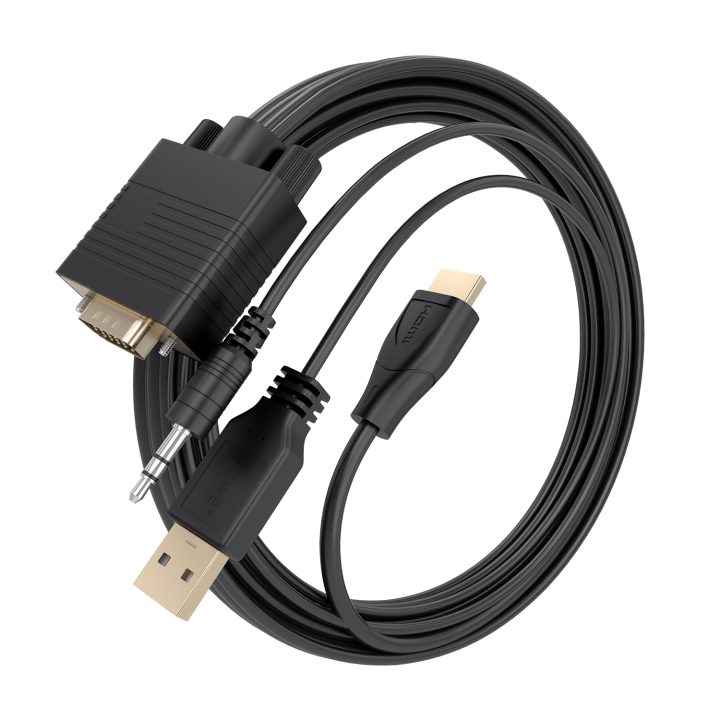 AISENS Cable Conversor SVGA+Audio a HDMI, SVGA/M+Jack…