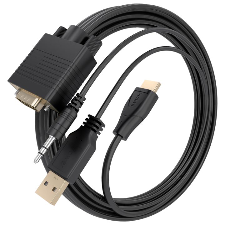 AISENS Cable Conversor SVGA+Audio a HDMI, SVGA/M+Jack…