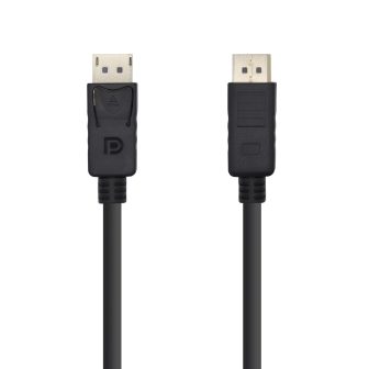 AISENS Cable Displayport V1.2 4K@60HZ, DP/M-DP/M, Negro, 5.0m