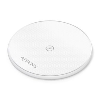 AISENS Carregador Sem Fios USB-C 15W Para Telemóvel, Branco
