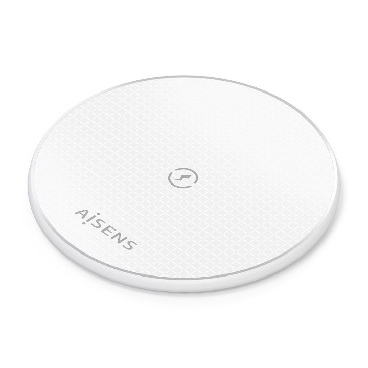 AISENS Carregador Sem Fios USB-C 15W Para Telemóvel, Branco