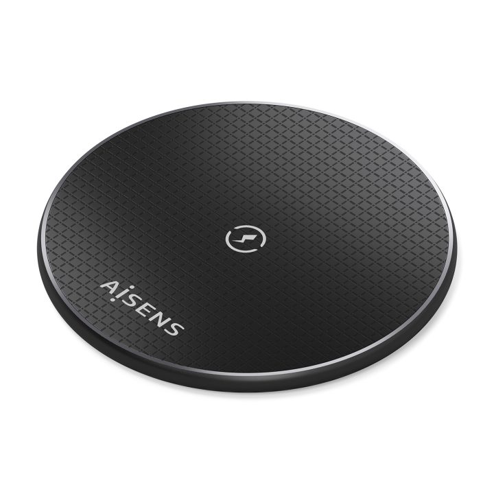 AISENS Cargador Inalambrico USB-C 15W Para Movil, Blanco