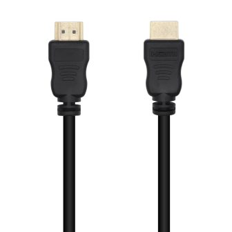 AISENS High Speed HDMI V1.4 Cable 14+1 CCS, A/M-A/M, Black, 1.0m