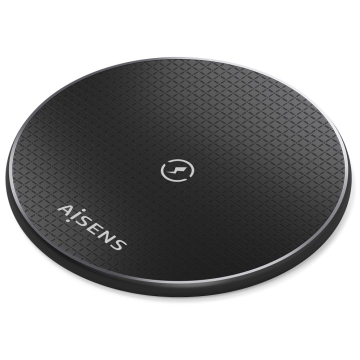 AISENS Cargador Inalambrico USB-C 15W Para Movil, Blanco