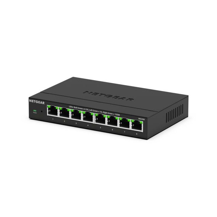 NETGEAR MS308E Unmanaged 2.5G Ethernet (100/1000/2500) Black