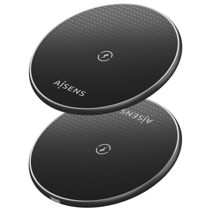 AISENS Wireless USB-C Charger 15W for Mobile Phone, White