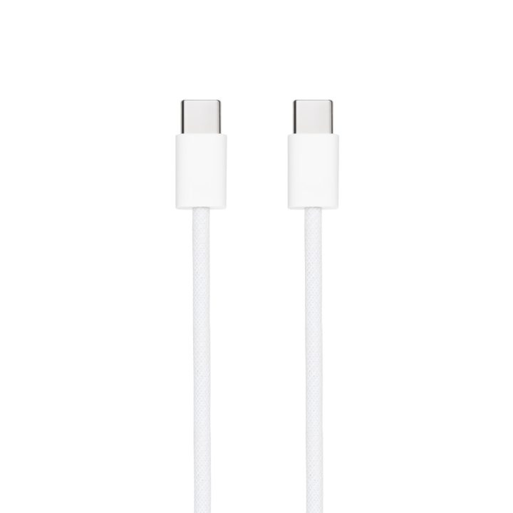 Nanocable Cable USB-C 2.0 60W 3A, USB-C/M-USB-C/M, Blanco, 1 m