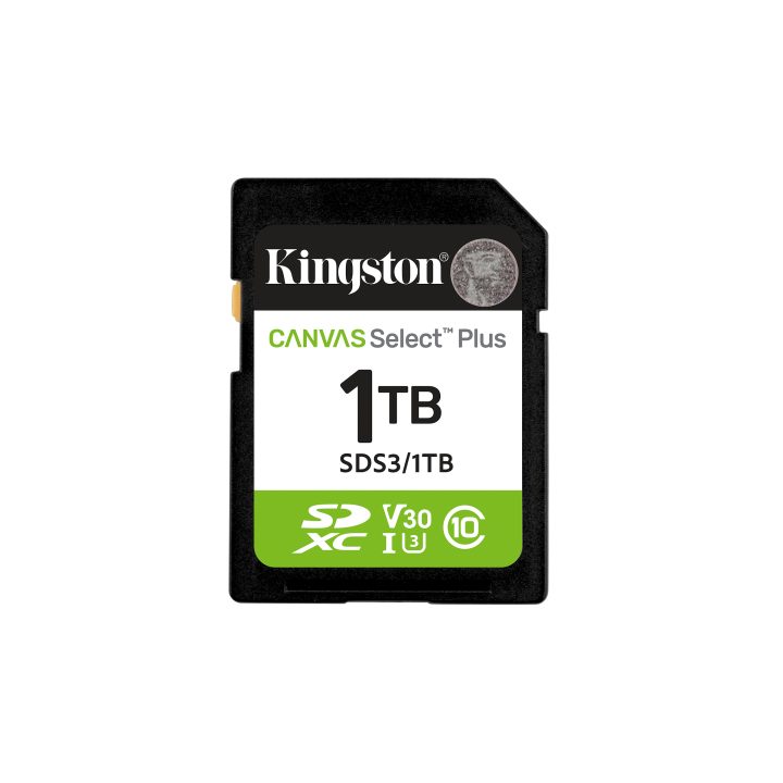 Kingston Technology 512 GB SDXC Canvas Select Plus Gen3 150 MB/s C10…