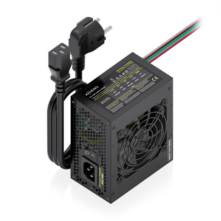 AISENS Fonte de Alimentação SFX 500W com Cabo de Alimentação OEM…
