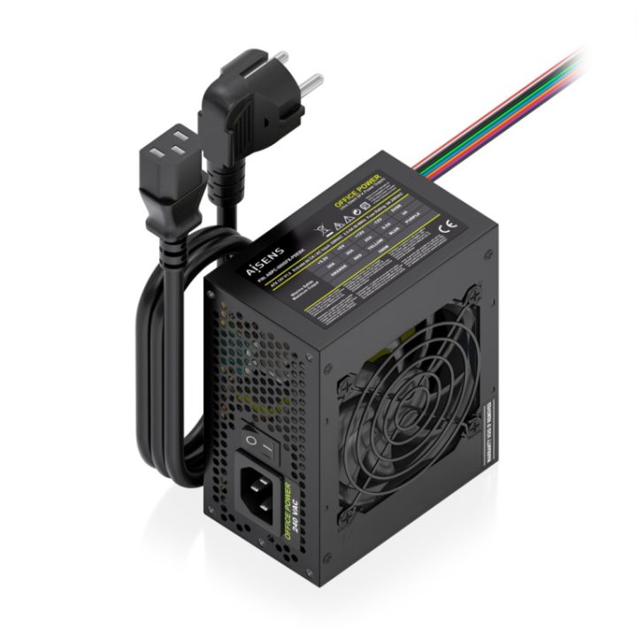 AISENS Fonte de Alimentação SFX 500W com Cabo de Alimentação OEM…