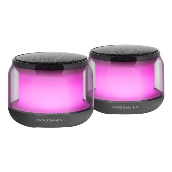 Mars Gaming MS-AURA, Bluetooth 5.3 Speakers, Custom DSP Chipset 15W…