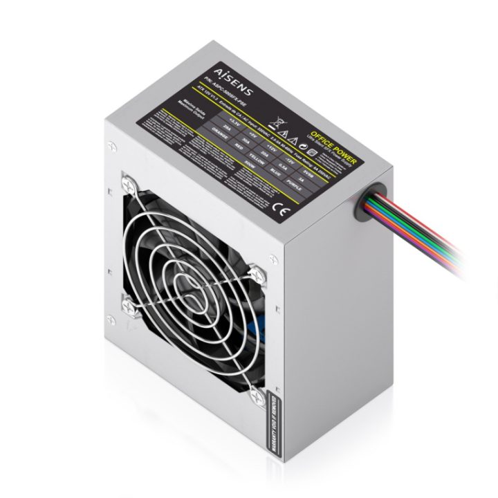 AISENS Fuente Alimentacion SFX 500W con Cable de Alimentacion OEM…