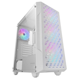 Mars Gaming MC-GEO, Caixa Gaming ATX, 4x Ventoinhas FRGB Rainbow…