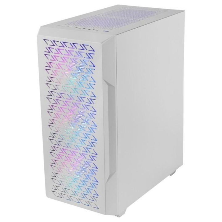 Mars Gaming MC-GEO, ATX Gaming Case, 4x 12cm FRGB Rainbow Fans…